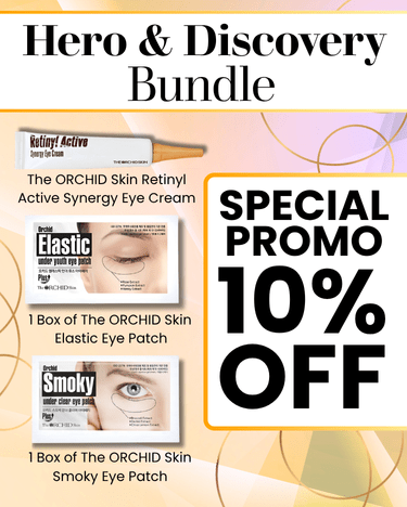 Hero & Discovery Bundle - 1 Box of Elastic Eye Patch, 1 Box of Smoky Eye Patch and 1 The ORCHID Skin Retinyl Active Synergy Eye Cream - The Fonz - Le Charme