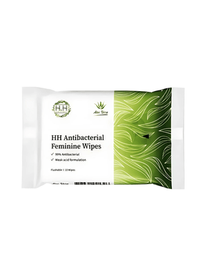 HH Antibacterial Feminine Wipes (Aloe Vera) - 5 Pack / 10 Piece Each - The Fonz - Le Charme
