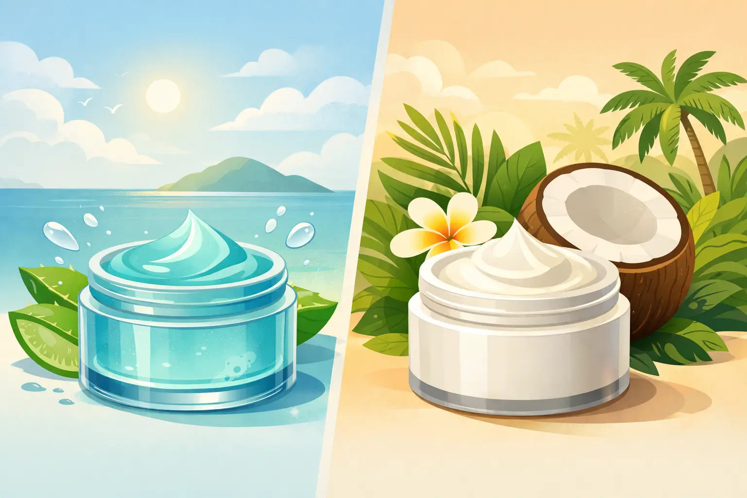 Gel Moisturizer vs Cream for Tropical Skin