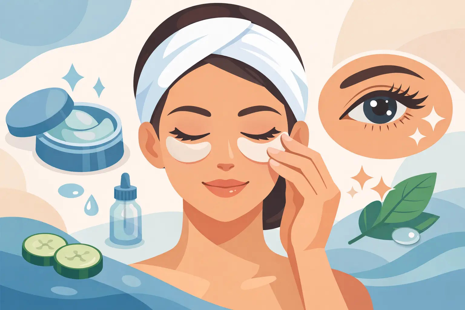 How to Apply Eye Patches for Brighter Eyes