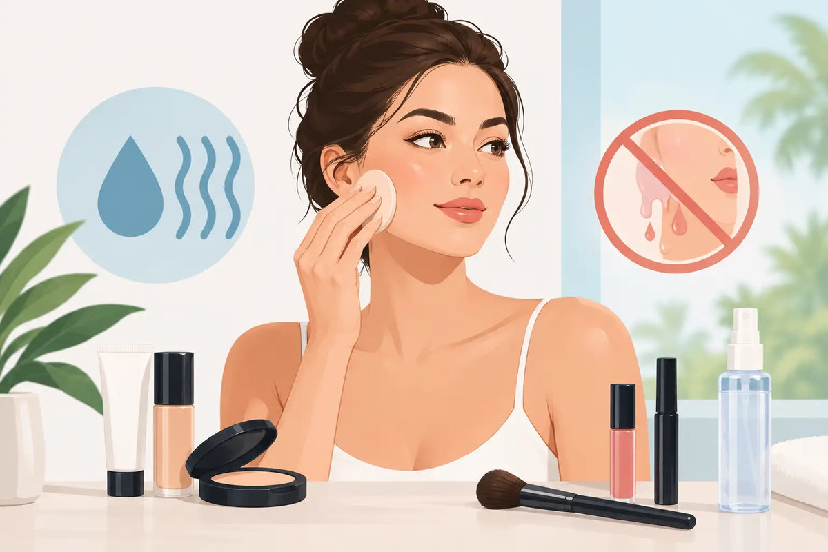 How to Prevent Makeup Melting in Humidity