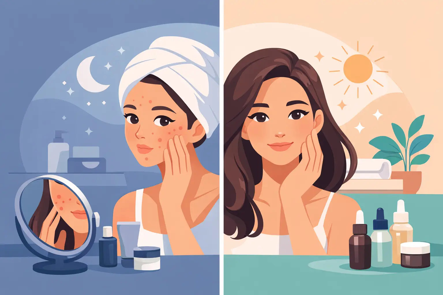 Acne Routine Before and After: Realistic Results
