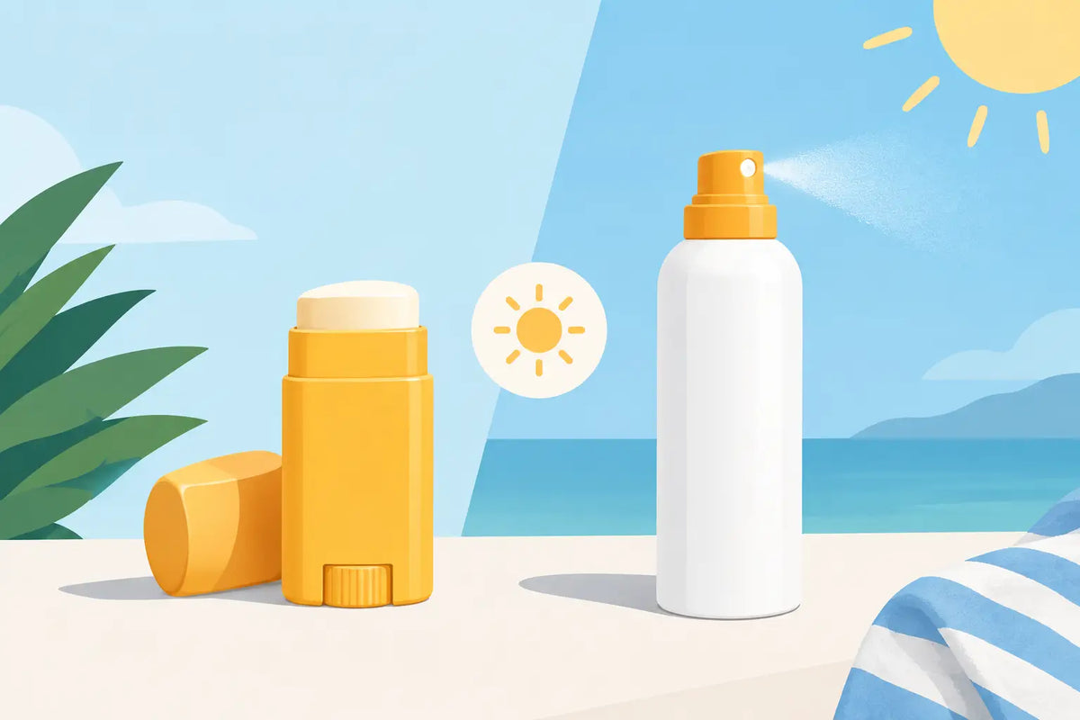 Sunscreen Stick vs Spray: Which Fits Your Day?