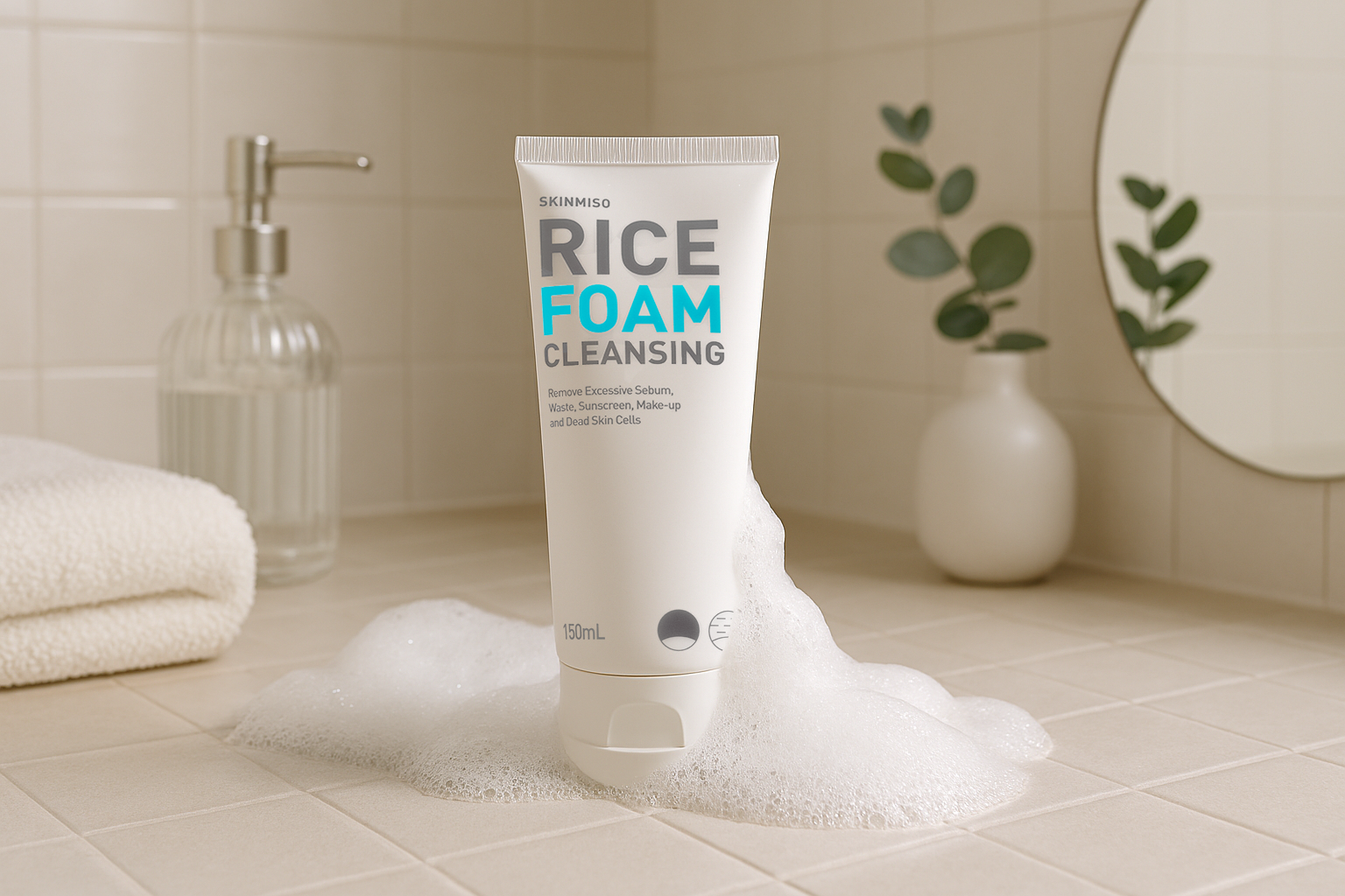 Skinmiso Rice Foam Cleansing Review: Gentle Korean Cleanser for Brighter, Balanced Skin