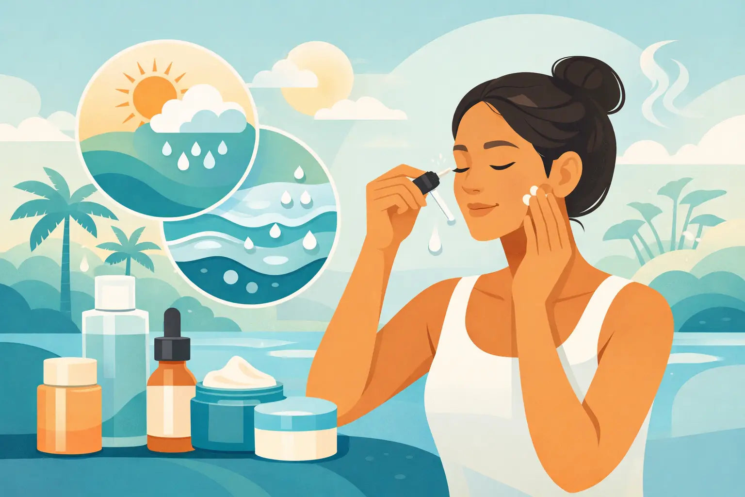 How to Layer Korean Skincare in Humid Weather