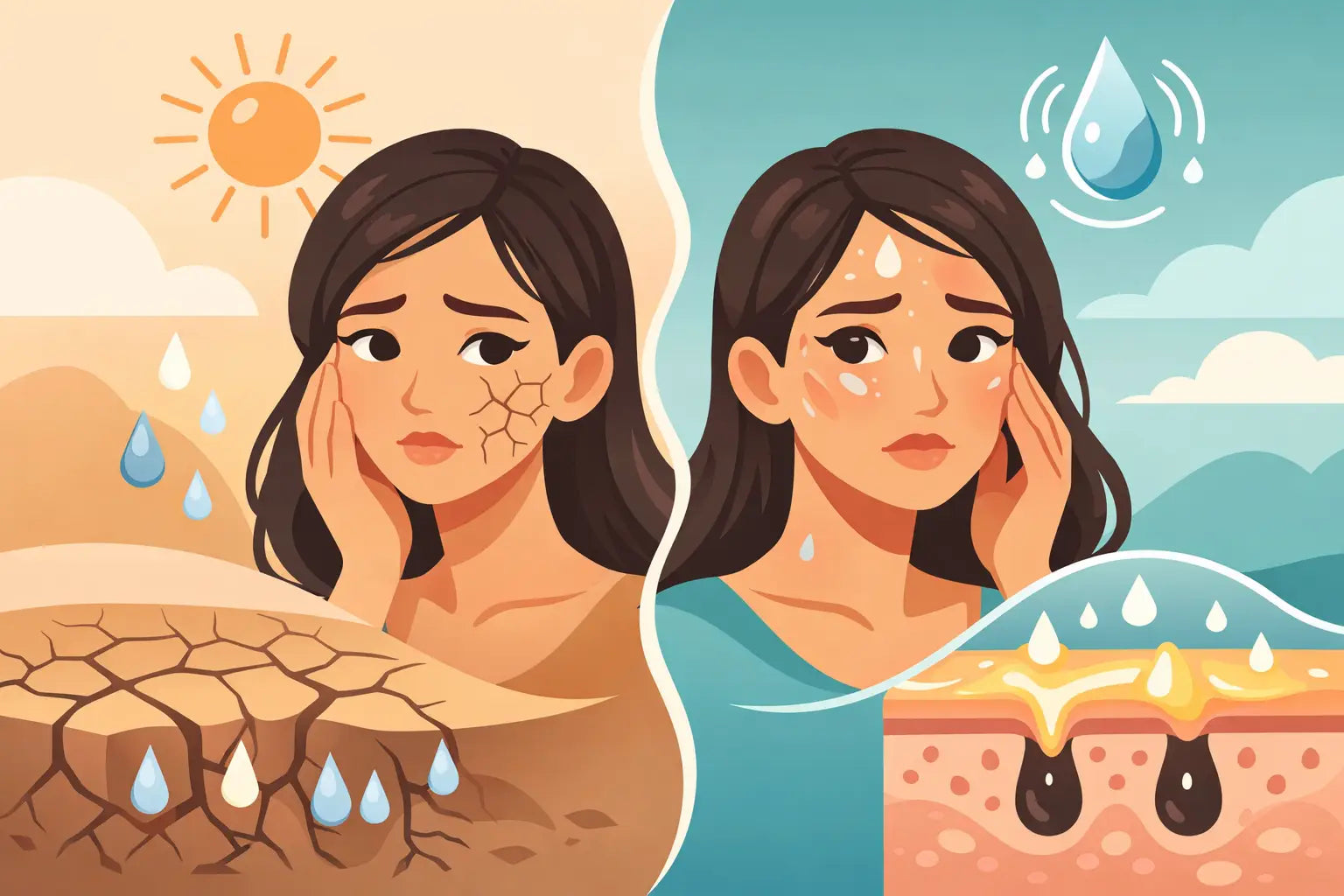 What Causes Dehydrated Oily Skin?