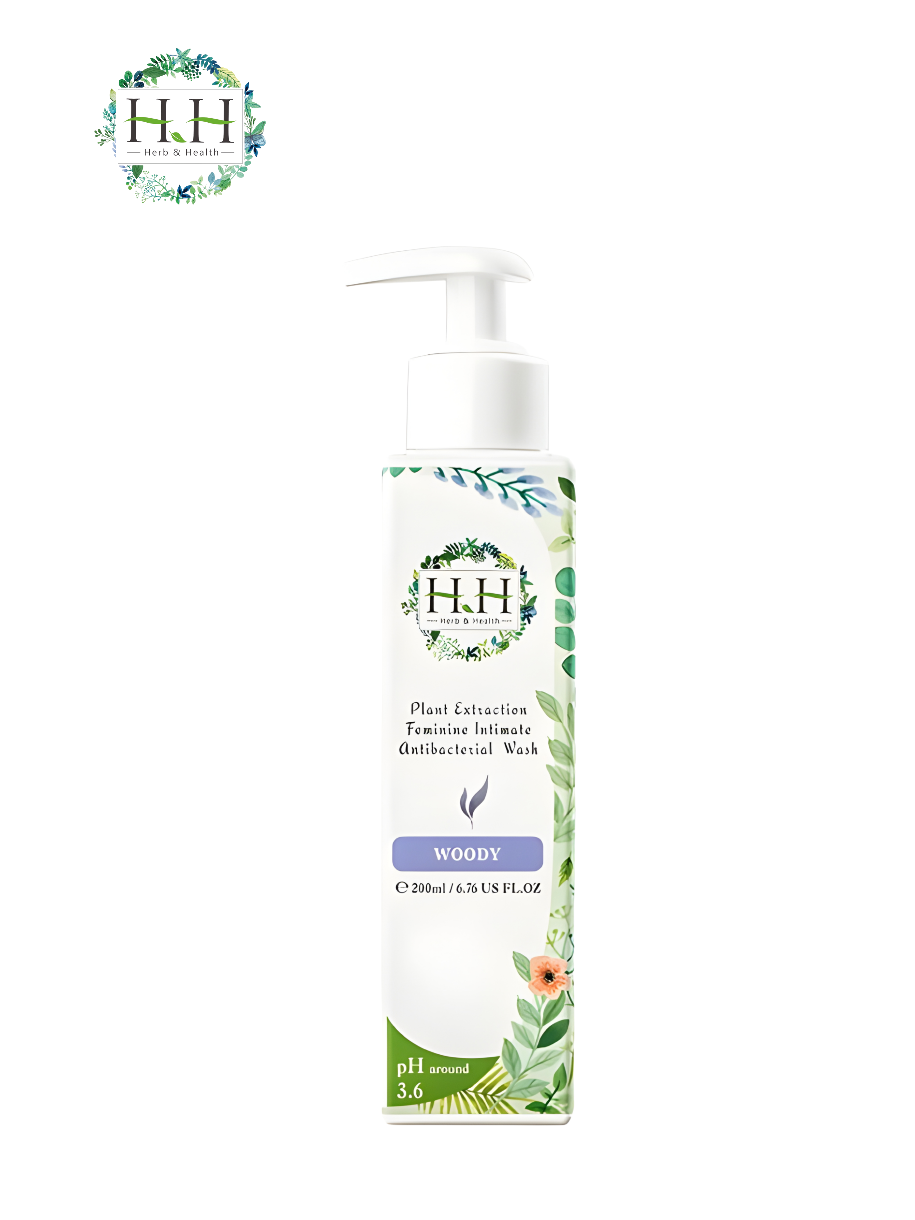 HH Intimate Antibacterial Wash (Woody) 200ml