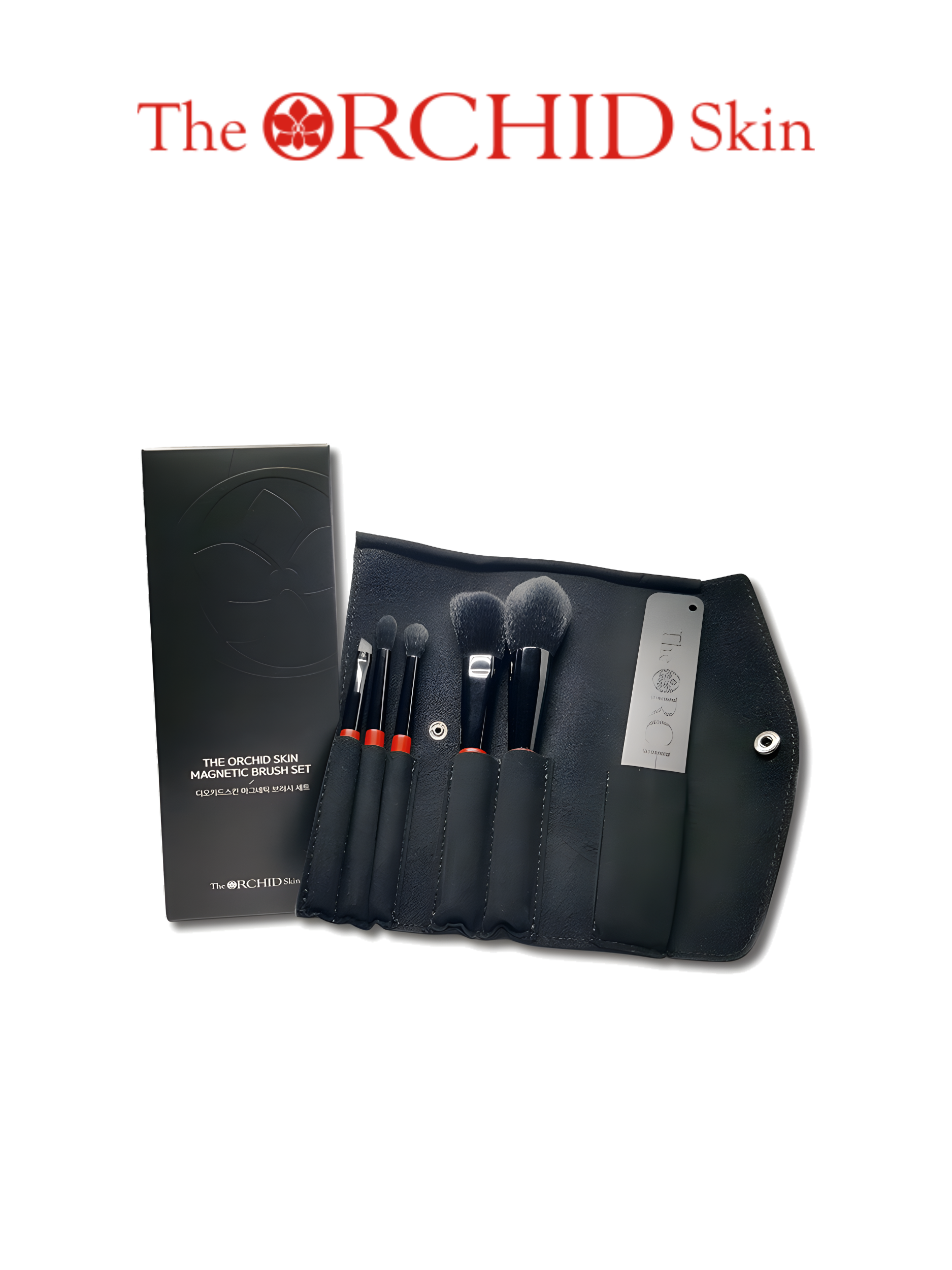 The ORCHID Skin Magnetic Make Up Brush Traveller Set