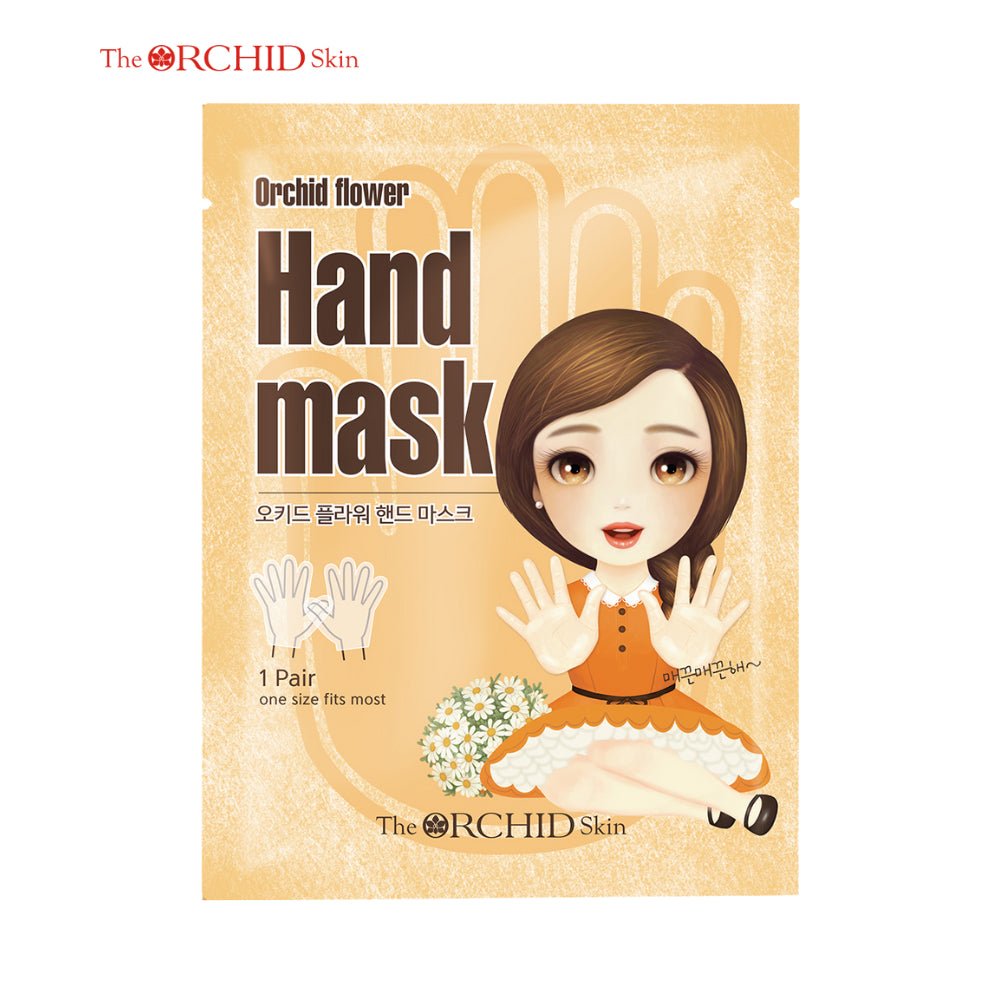 Seasonal & Limited - Edition Bundle - The ORCHID Skin Hand Cream Gift Set, 1 Box of Hand Mask and Apple Soft Peeling Gel - The Fonz - Le Charme