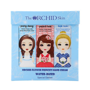 Seasonal & Limited - Edition Bundle - The ORCHID Skin Hand Cream Gift Set, 1 Box of Hand Mask and Apple Soft Peeling Gel - The Fonz - Le Charme