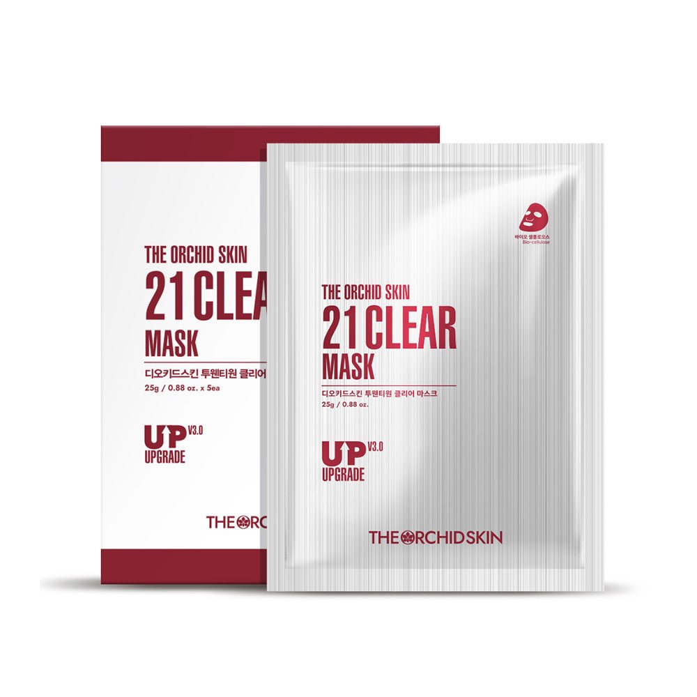 The ORCHID Skin Clear 21 Mask - 1 Box (5 Sheets) - The Fonz - Le Charme